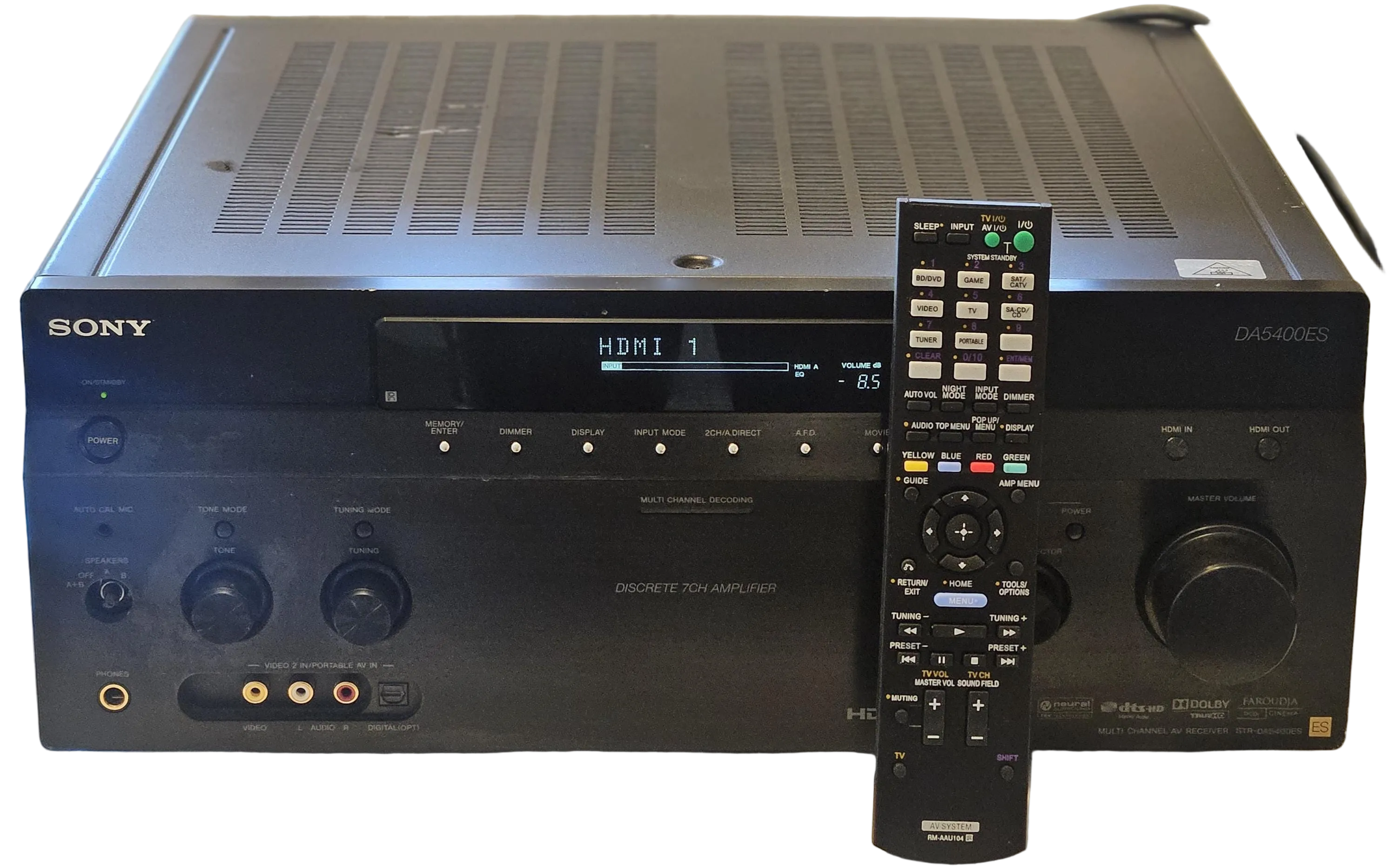 Sony STR-DA5400ES AV 7.1 Channel 840 Watt Receiver