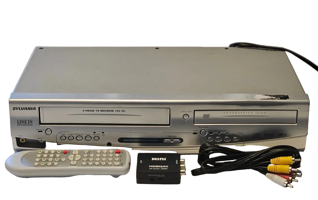 Sylvania VCR DVD Player with HDMI Converter (DV220SL8)