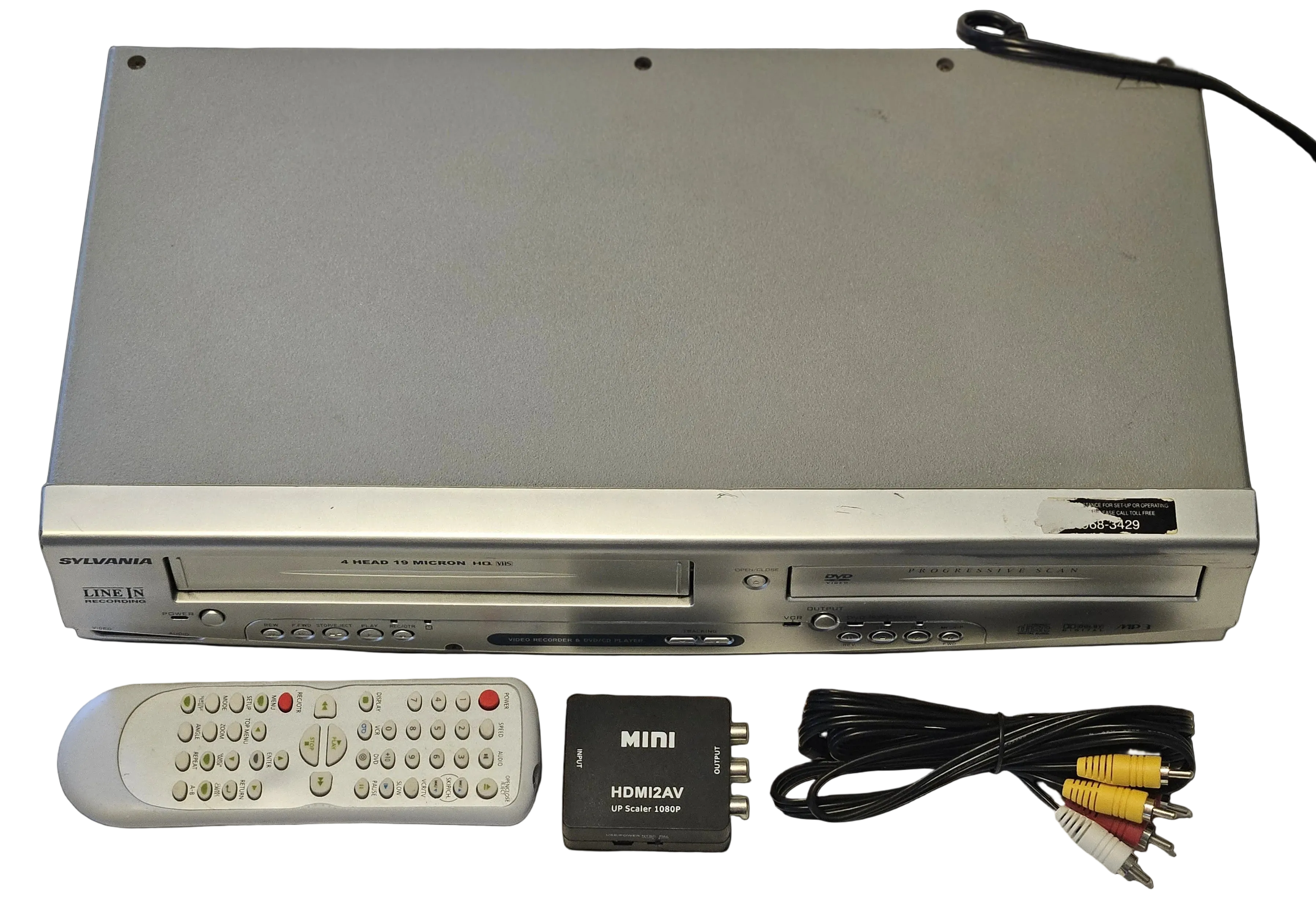 Sylvania VCR DVD Player with HDMI Converter (DV220SL8)