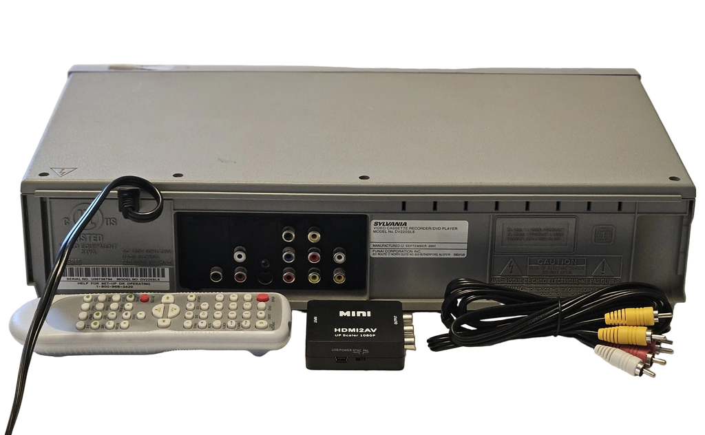 Sylvania VCR DVD Player with HDMI Converter (DV220SL8)