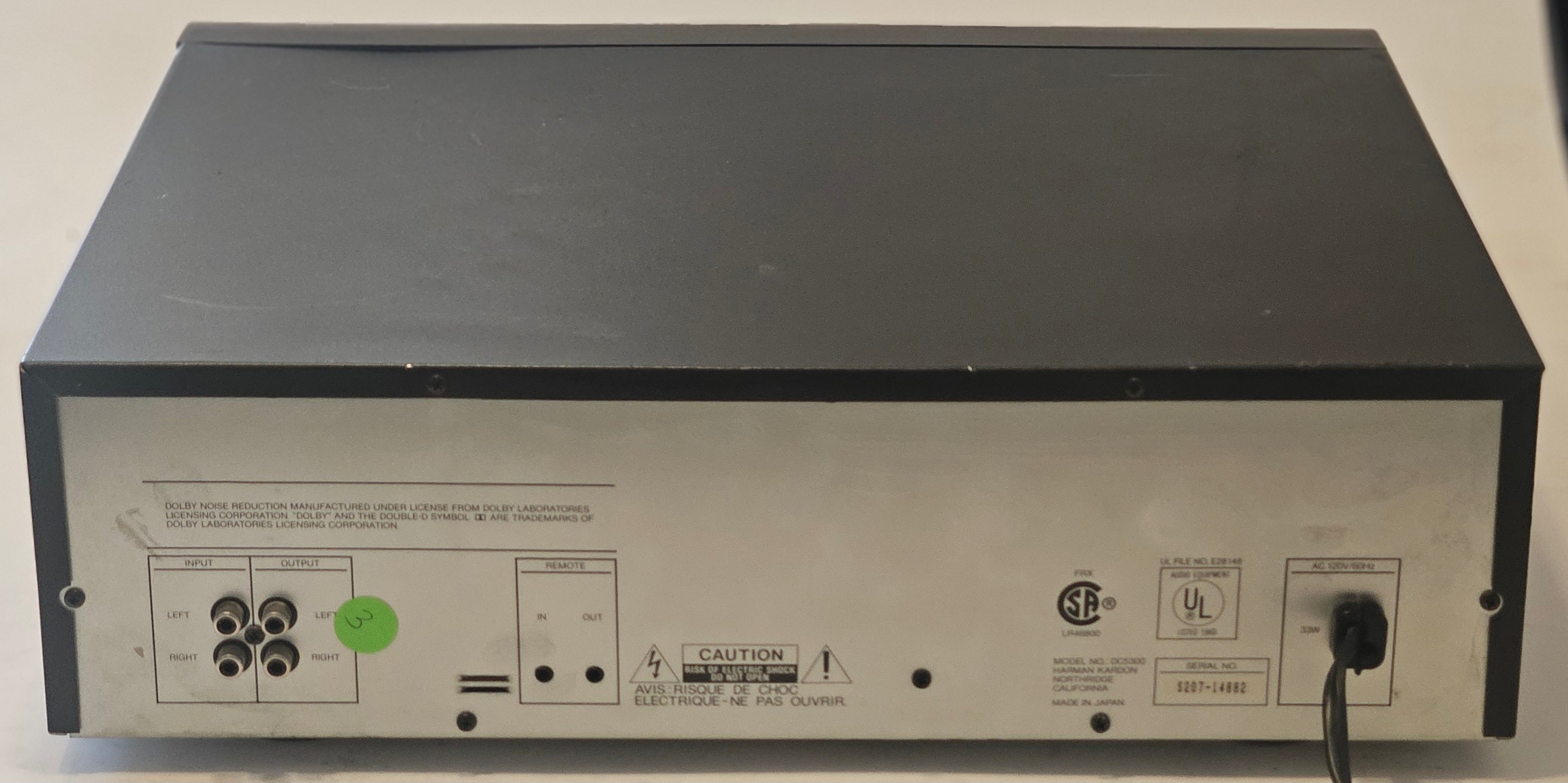 Harman Kardon DC5300 Dual Cassette Deck