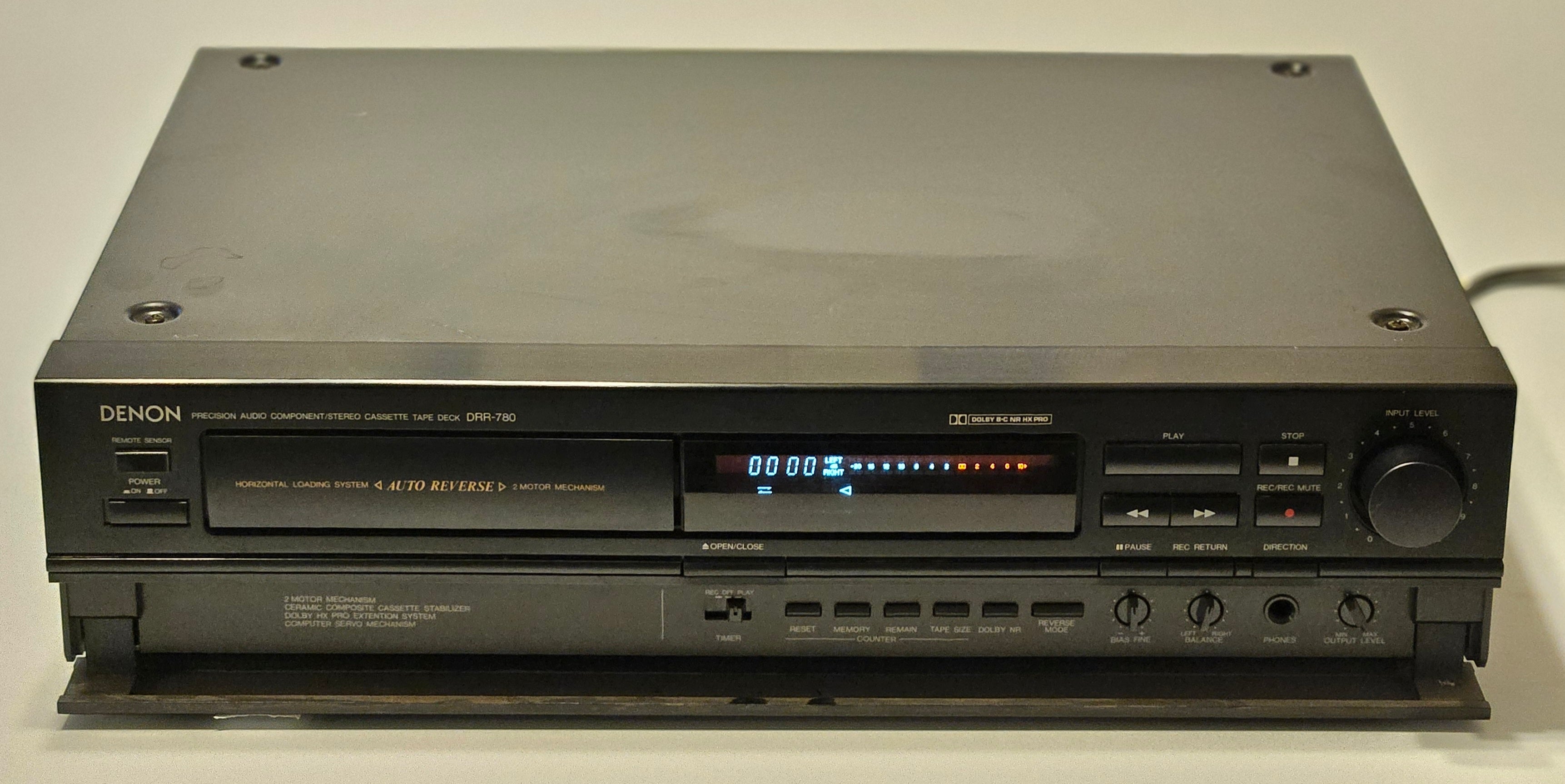 Denon DRR-780 Stereo Cassette Tape Deck