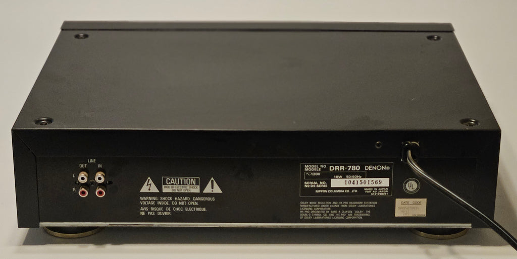 Denon DRR-780 Stereo Cassette Tape Deck