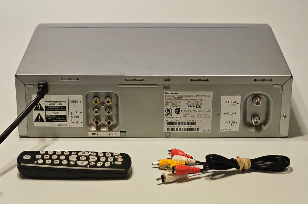 Panasonic PV-4525S Omnivision 4 Head Hi-Fi VCR