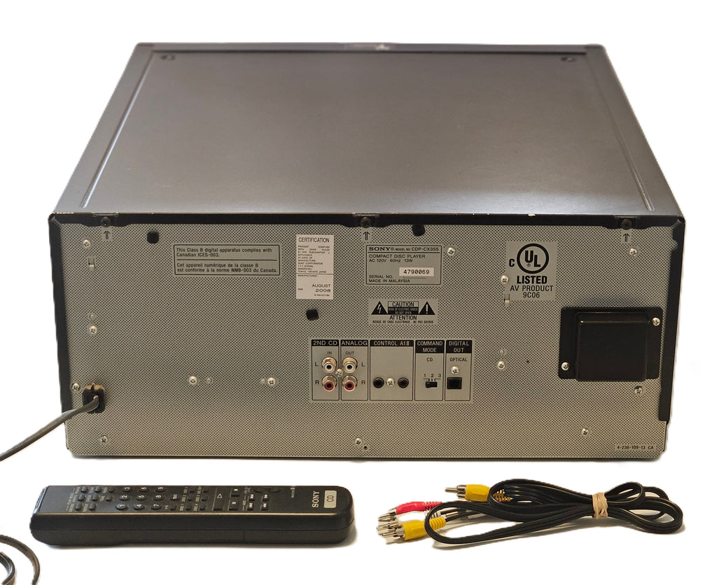 Sony CDP-CX355 MegaStorage 300-Disc CD Changer