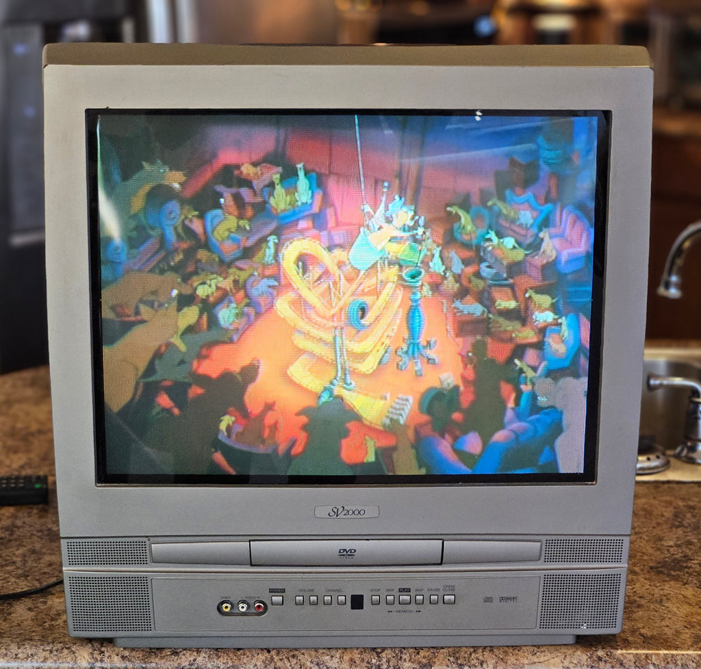 SV2000 WV20D5 20 Inch CRT DVD Combo Television