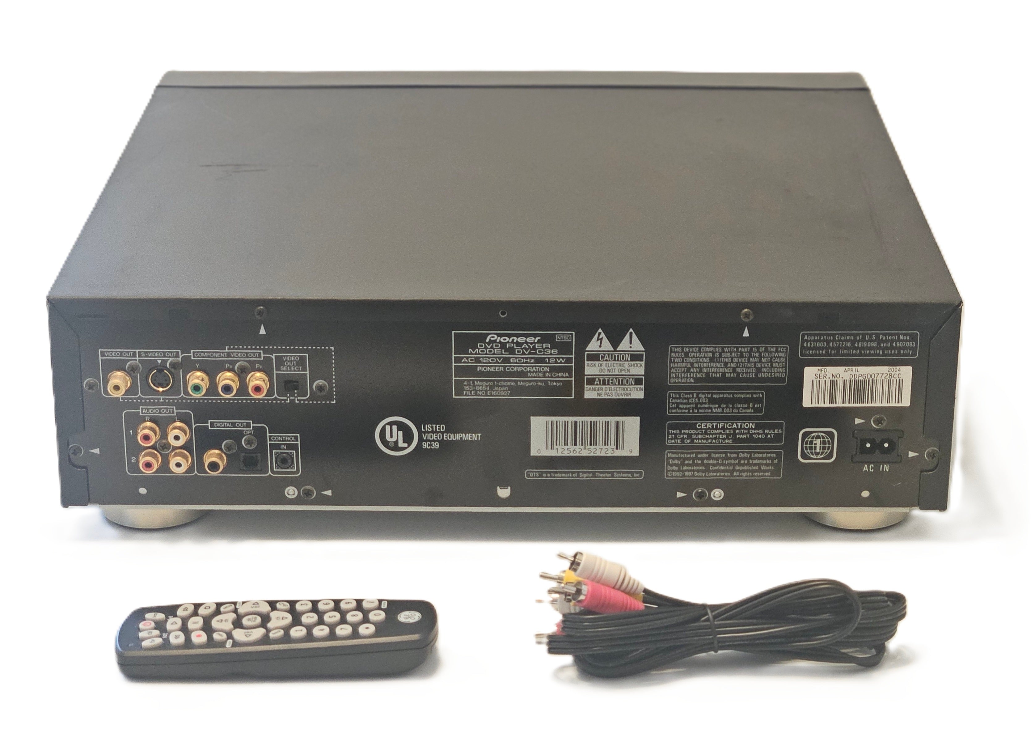 Pioneer Elite DV-C36 Reference 5 DVD-CD Changer