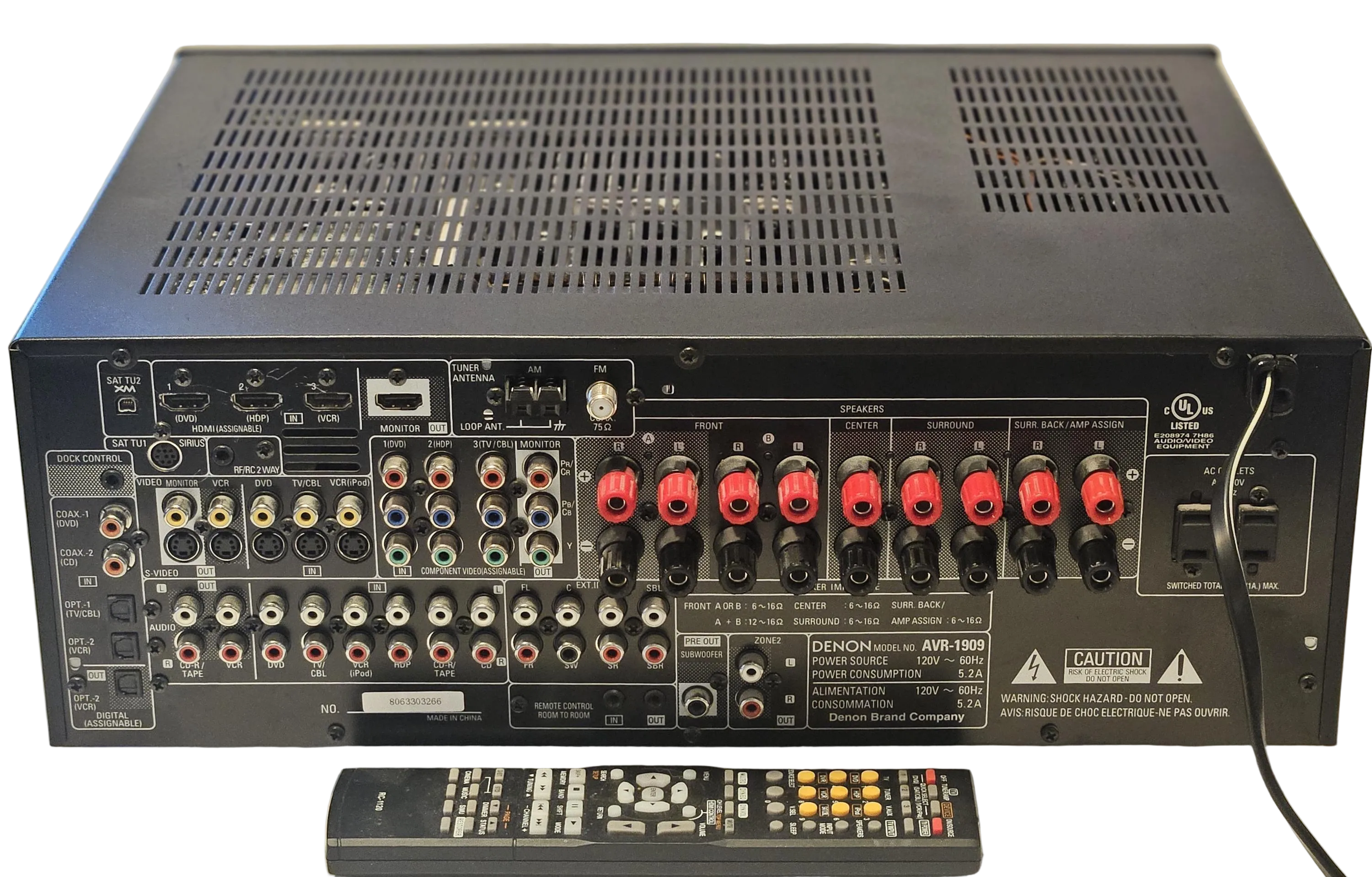 Denon AVR-1909 7.1 Channel HDMI Receiver