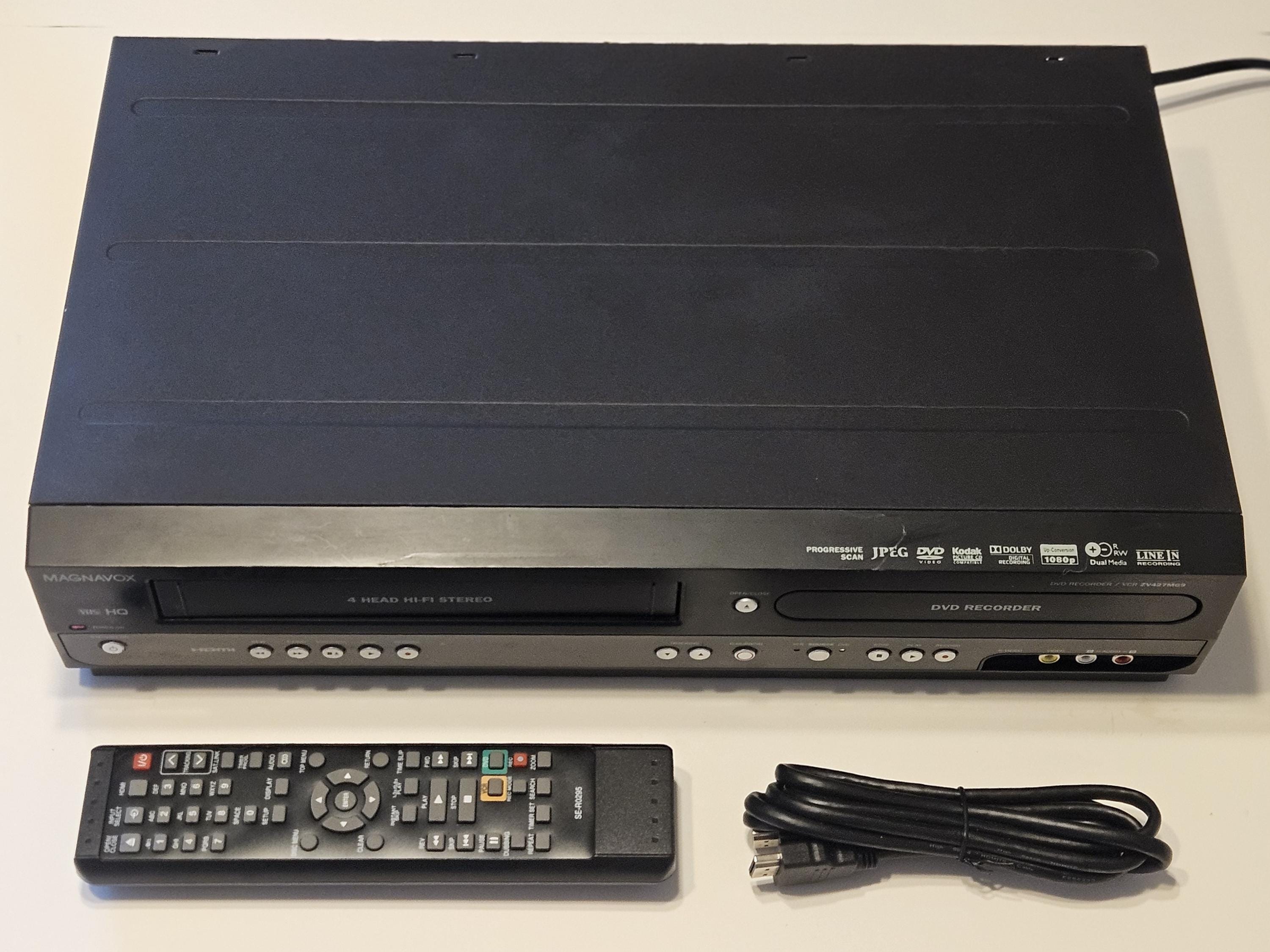 Magnavox ZV427MG9 DVD Recorder/VCR Combo, HDMI 1080p Up-Conversion