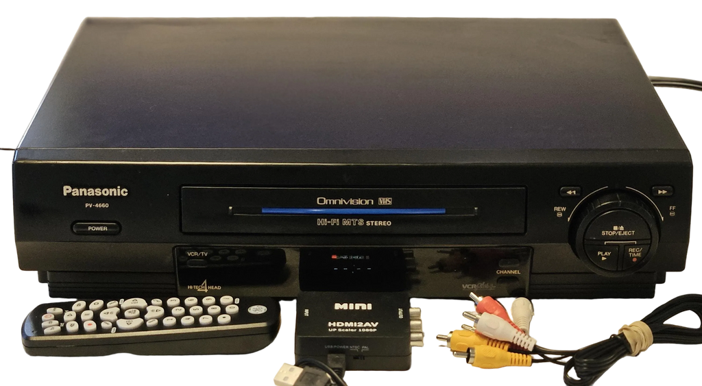 Panasonic PV-4660 Blueline Omnivision 4 Head Hi-Fi VCR Vhs Player