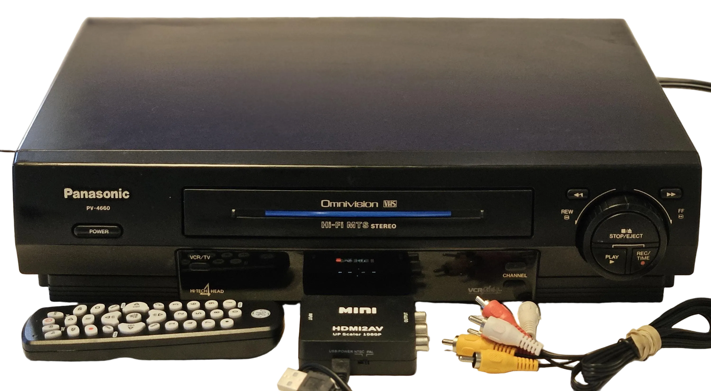 Panasonic PV-4660 Blueline Omnivision 4 Head Hi-Fi VCR Vhs Player
