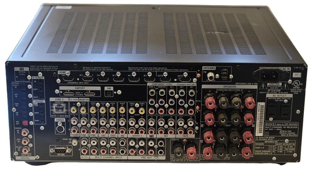Sony STR-DA5400ES AV 7.1 Channel 840 Watt Receiver