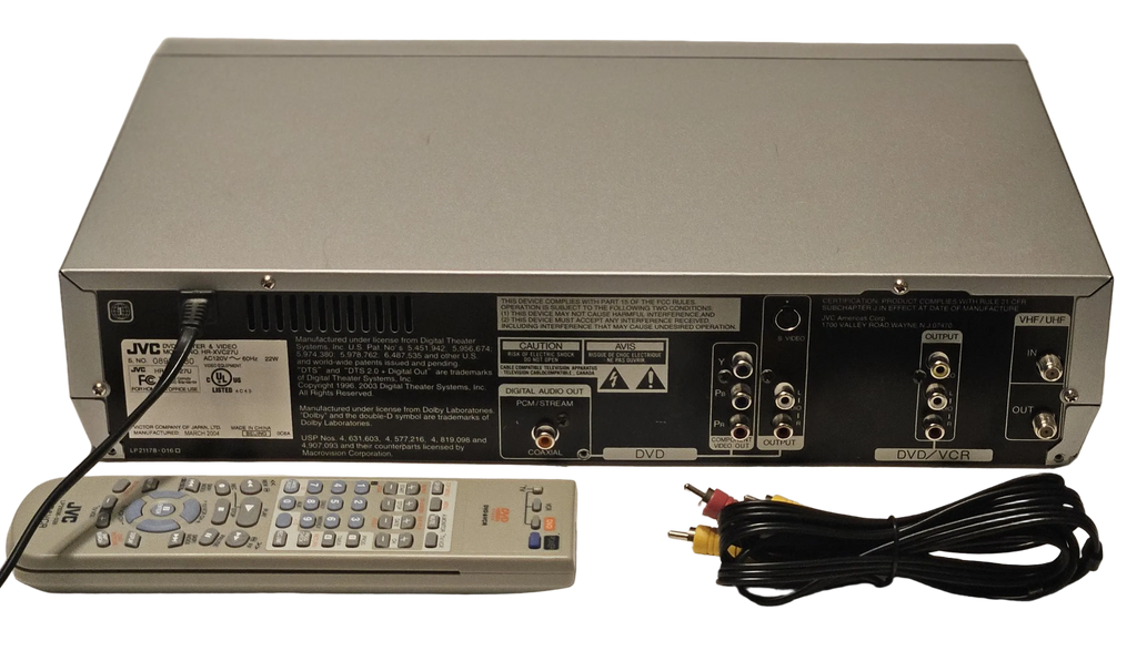 JVC HR-XVC27U Progressive Scan Dvd/Vcr Combo Player
