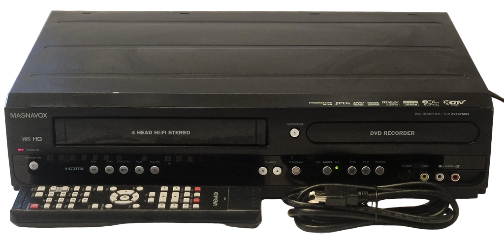 Magnavox ZV457MG9 DVD Recorder/VCR Combo, HDMI 1080p Up-Conversion