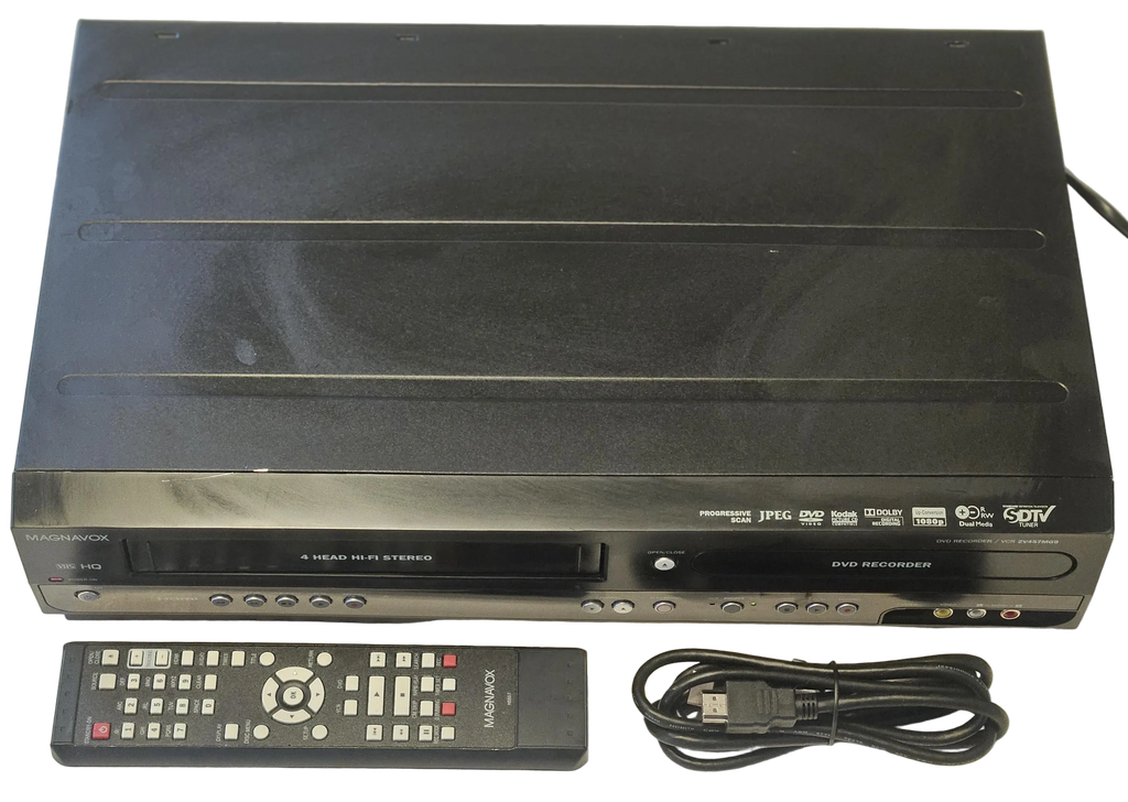 Magnavox ZV457MG9 DVD Recorder/VCR Combo, HDMI 1080p Up-Conversion