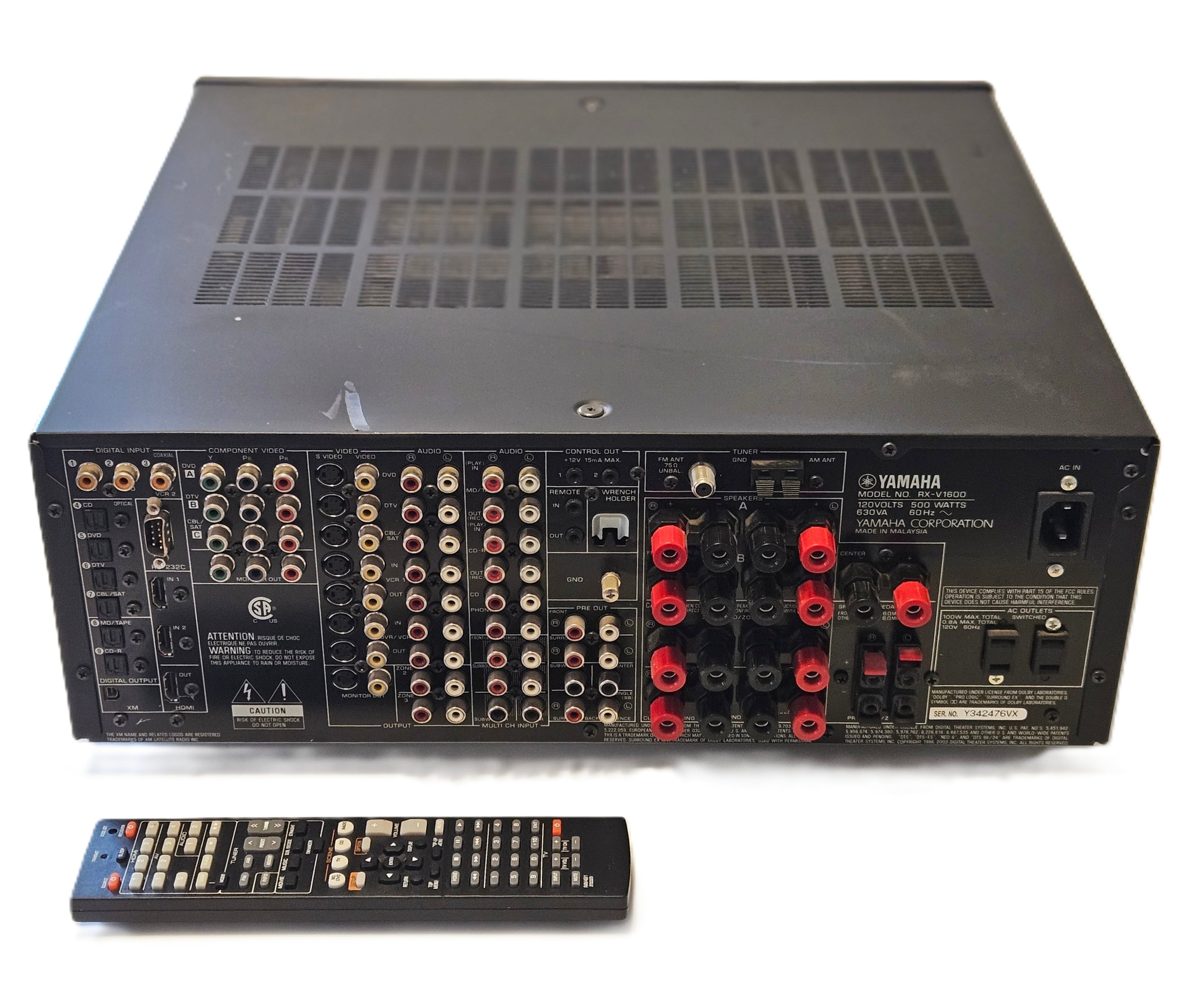 Yamaha RX-V1600 7.1 Channel Digital Home Theater Receiver