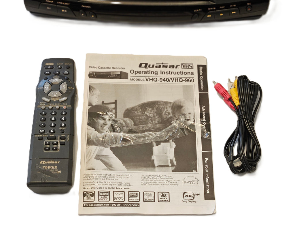 Quasar VHQ-940M 4 Head Hi-Fi VCR