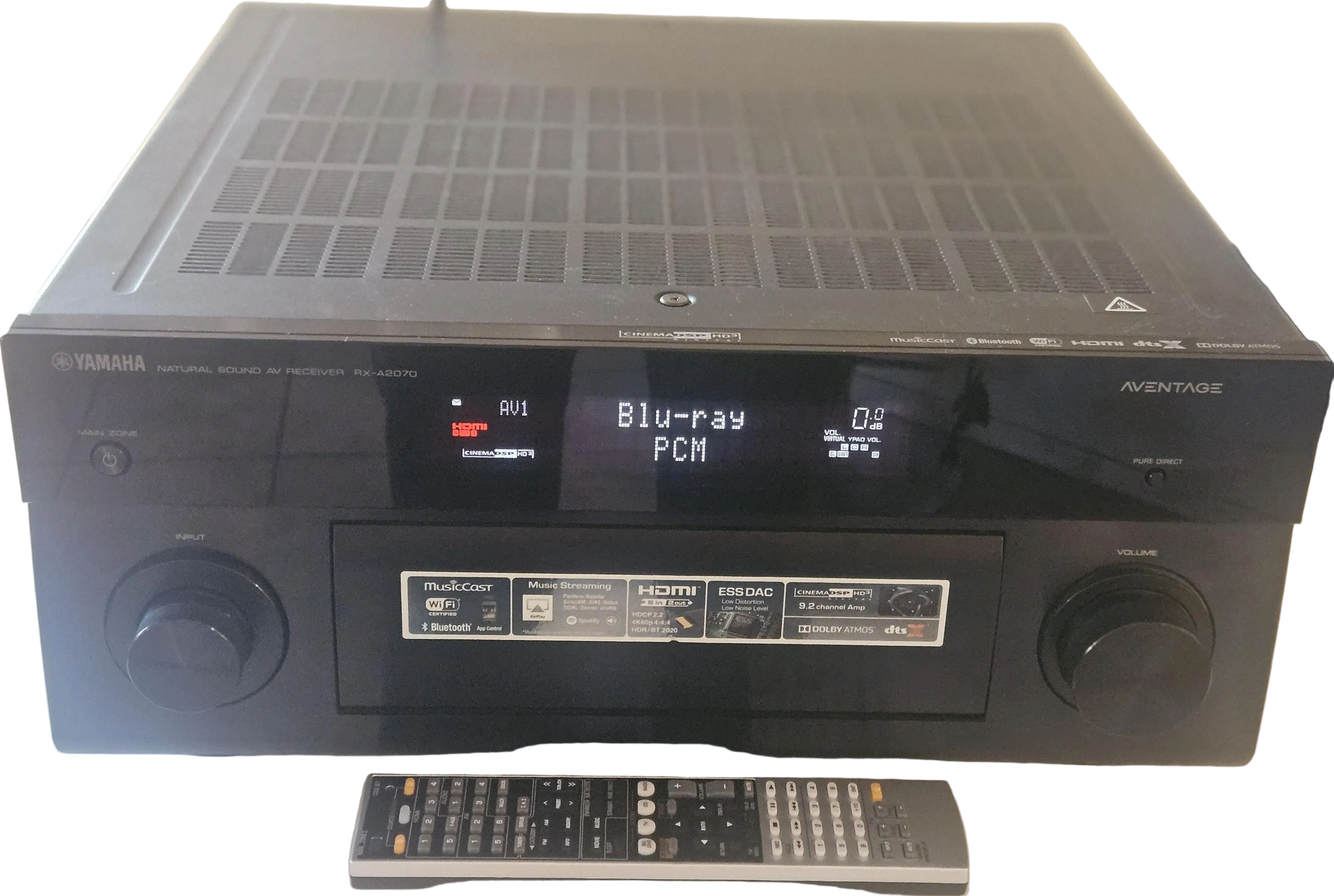 Yamaha AVENTAGE RX-A2070 9.2-channel home theater receiver