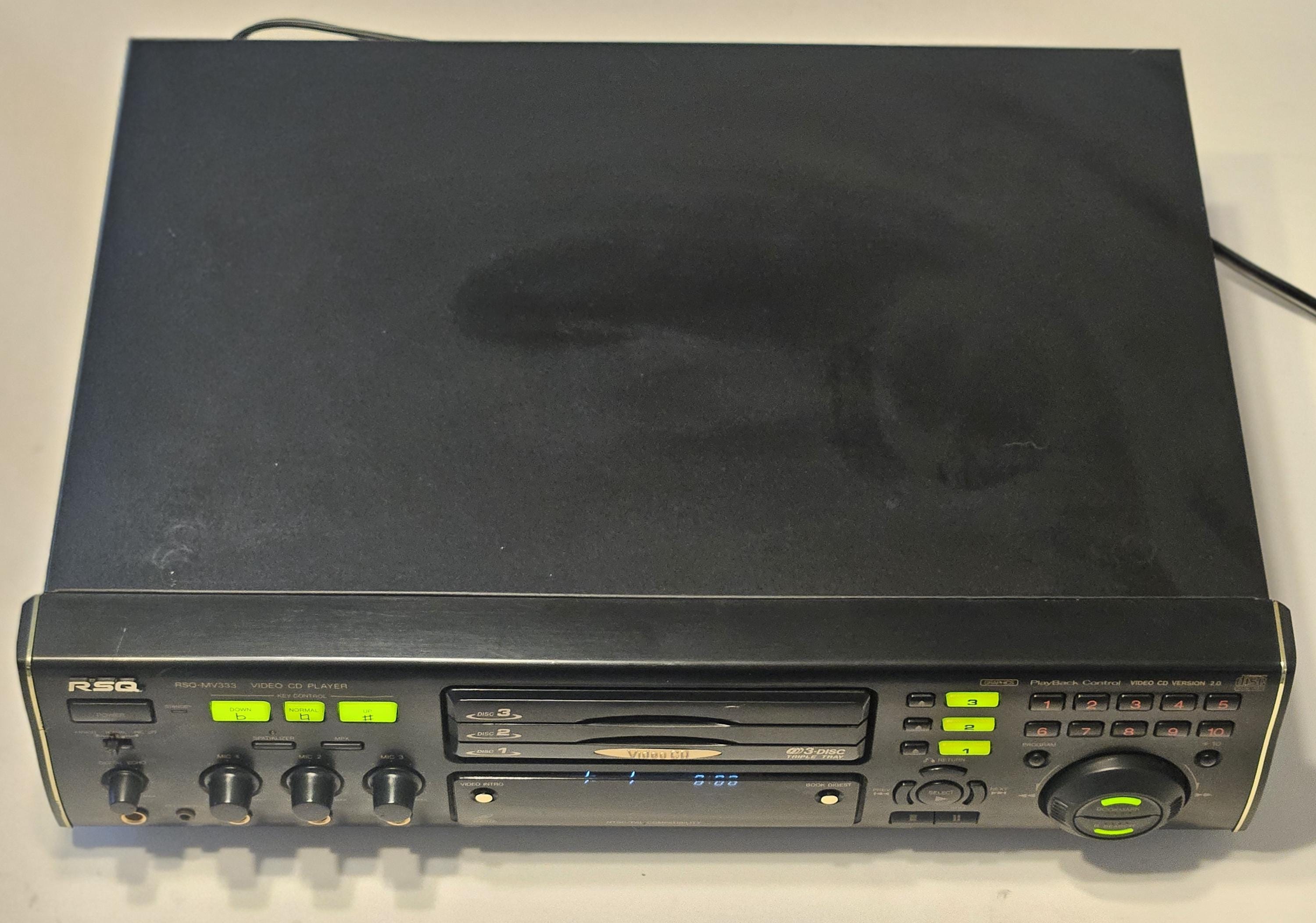 RSQ MV303 3 Disc Karaoke Video VCD Cd Player