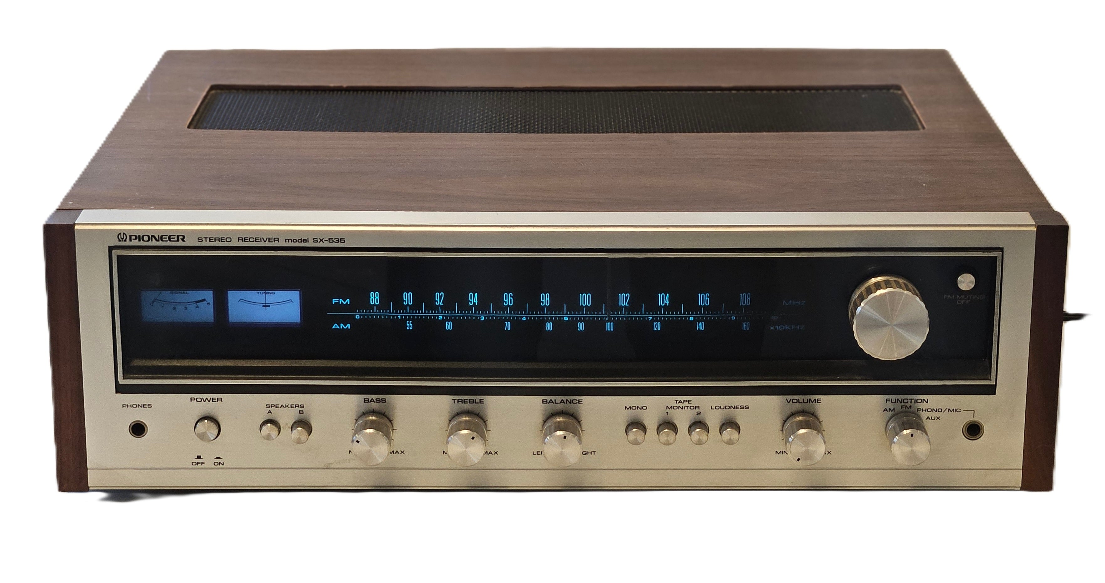 Pioneer SX 535 AM/FM Stereo Receiver