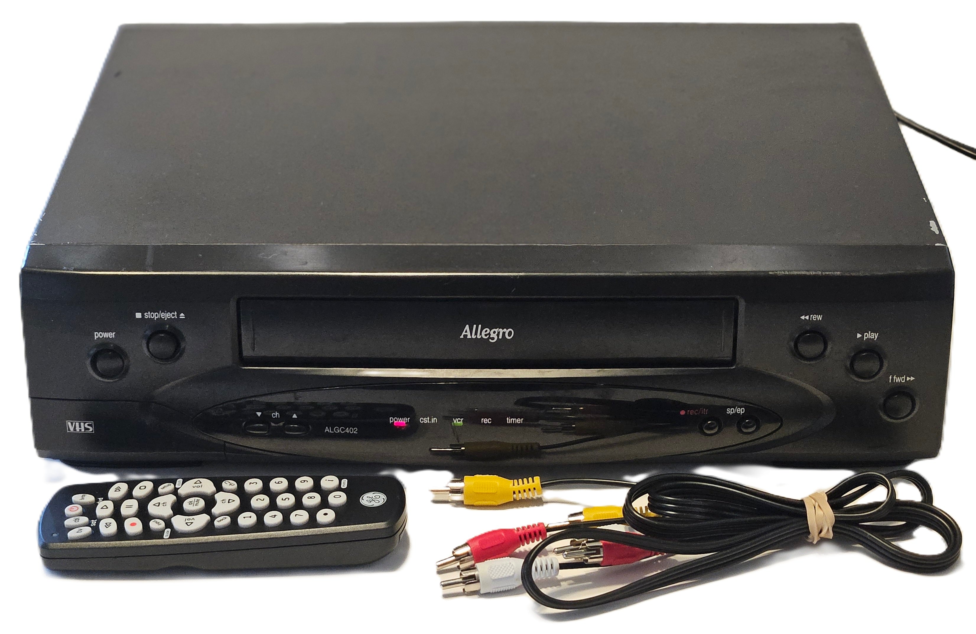 Allegro ALGC402 4-Head Hi-Fi VCR Stereo Video Recorder