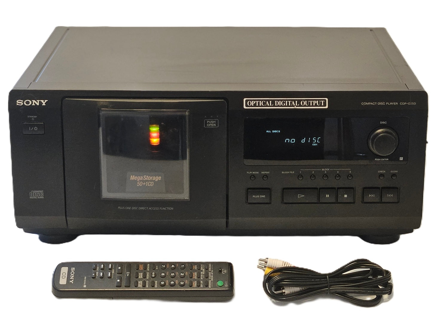 Sony CDP-CX53 50 CD Mega Storage 50+1 Compact Disc Player Changer