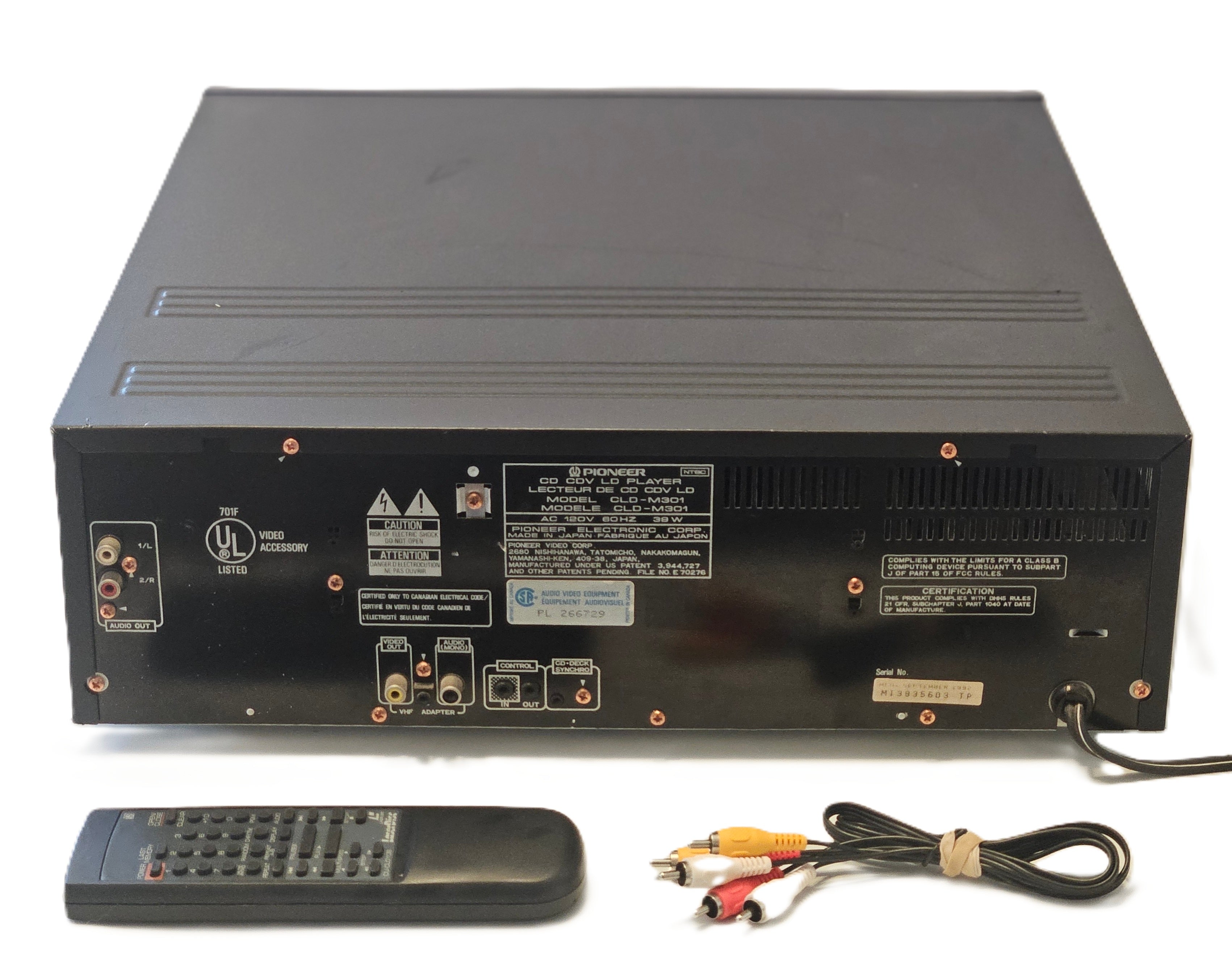 Pioneer CLD-M301 Multi-Play 5-Disc Laserdisc CD Player