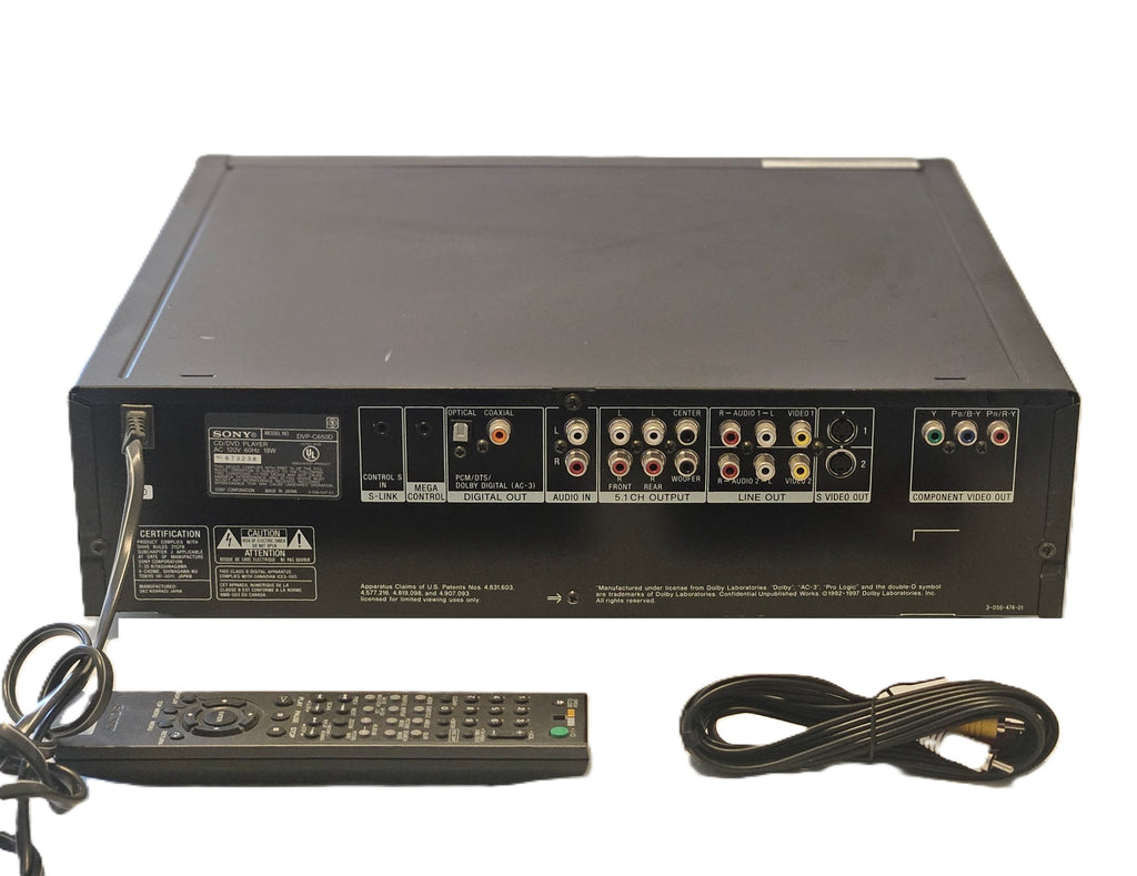Sony DVP-C650D CD DVD Changer 5 Disc Player HiFi Stereo Dolby Digital Carousel