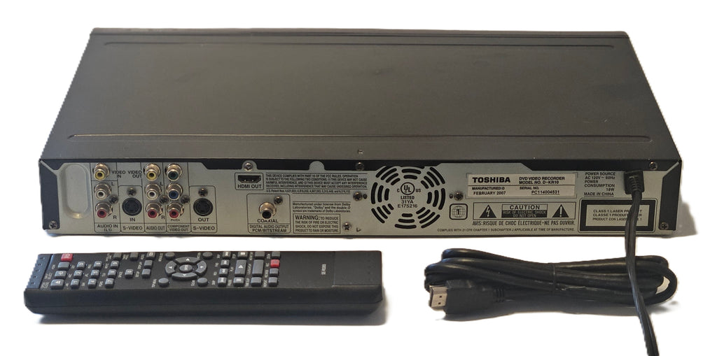 Toshiba D-KR10 DVD Recorder HDMI Upscaling