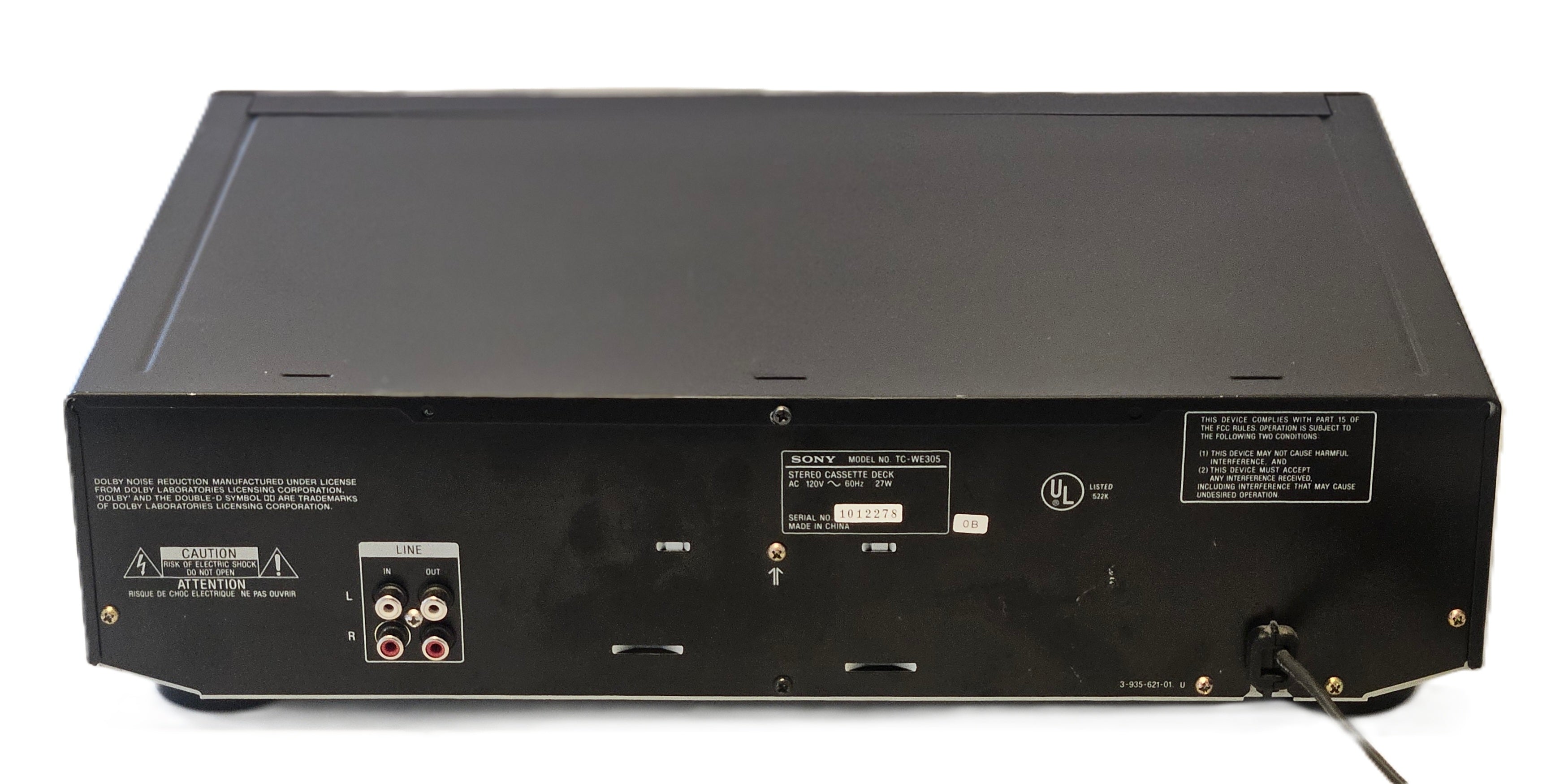 Sony TC-WE305 Dual Cassette Deck