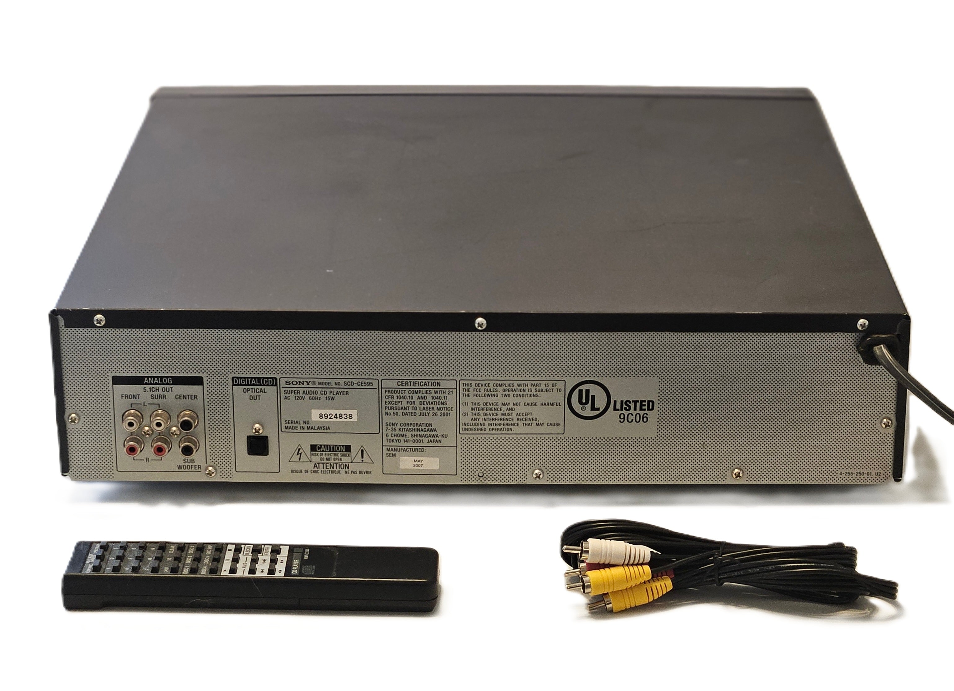 Sony SCD-CE595 5-Disc SACD Super Audio CD Player