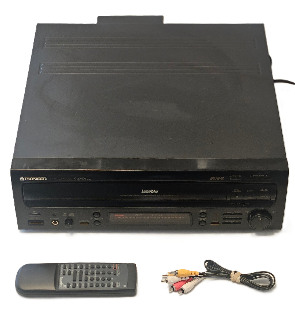 Pioneer CLD-D502 Laserdisc CD CDV Player System Both Side Play