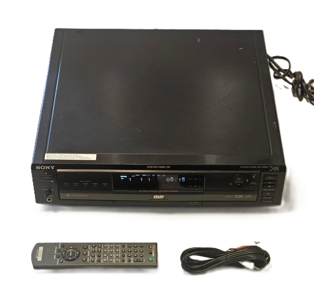Sony DVP-C650D CD DVD Changer 5 Disc Player HiFi Stereo Dolby Digital Carousel