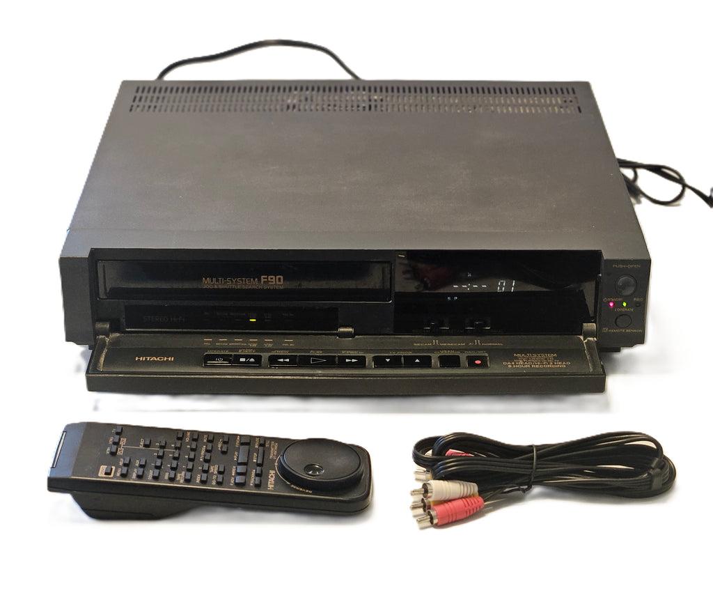 Hitachi VT-F90EM WorldWide Multi-System Rare Hi-Fi VCR Pal/Secam/Ntsc